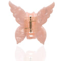 ZOOX Chic Hair Claw Clip by French Designer (Rose Quartz Butterfly)