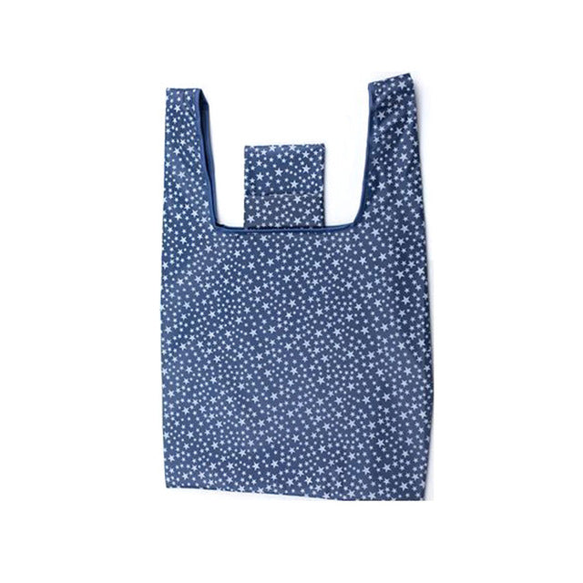Foldable Oxford Cloth Vest Bag - Eco-Friendly Shopping Bag