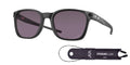 Oakley Ojector OO9018 901801 55MM Matte Black/Prizm Black Rectangular Sunglasses for Men + BUNDLE Accessory Leash + Designer iWear Kit