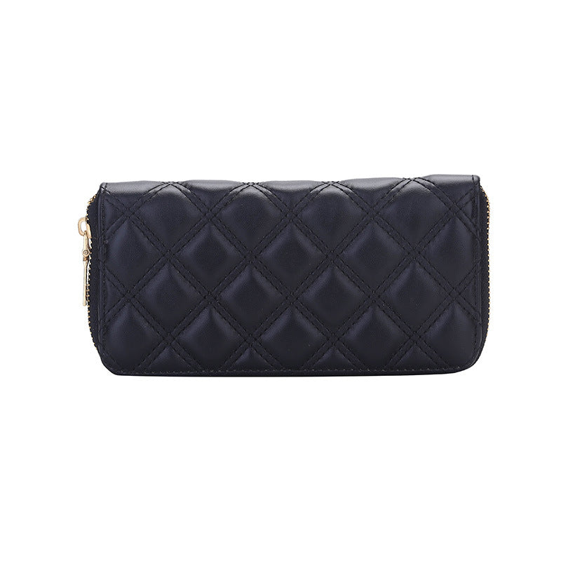 Lingge Designer Women's Long Wallet and Clutch Purse