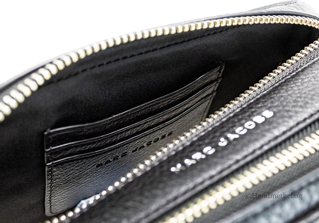 Marc Jacobs The Moto Shot 21 Black Leather Camera Bag