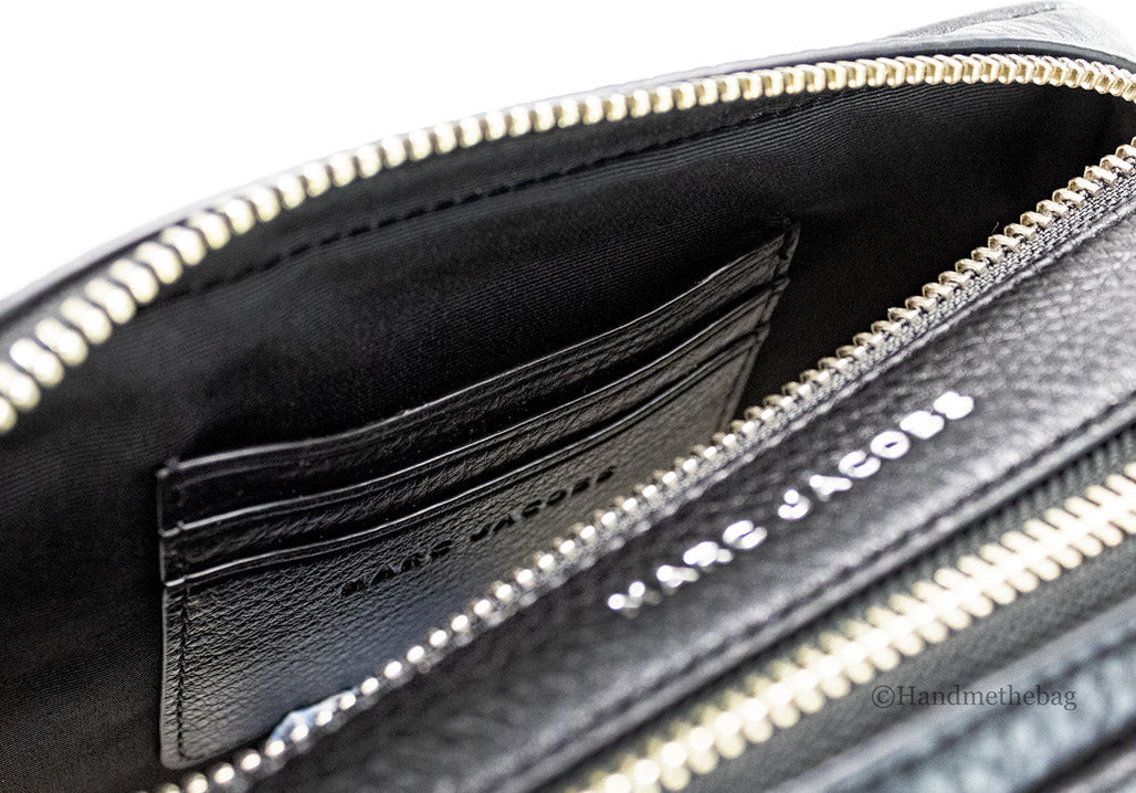 Marc Jacobs The Moto Shot 21 Black Leather Camera Bag