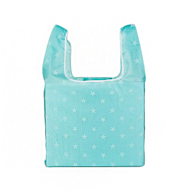 Foldable Oxford Cloth Vest Bag - Eco-Friendly Shopping Bag