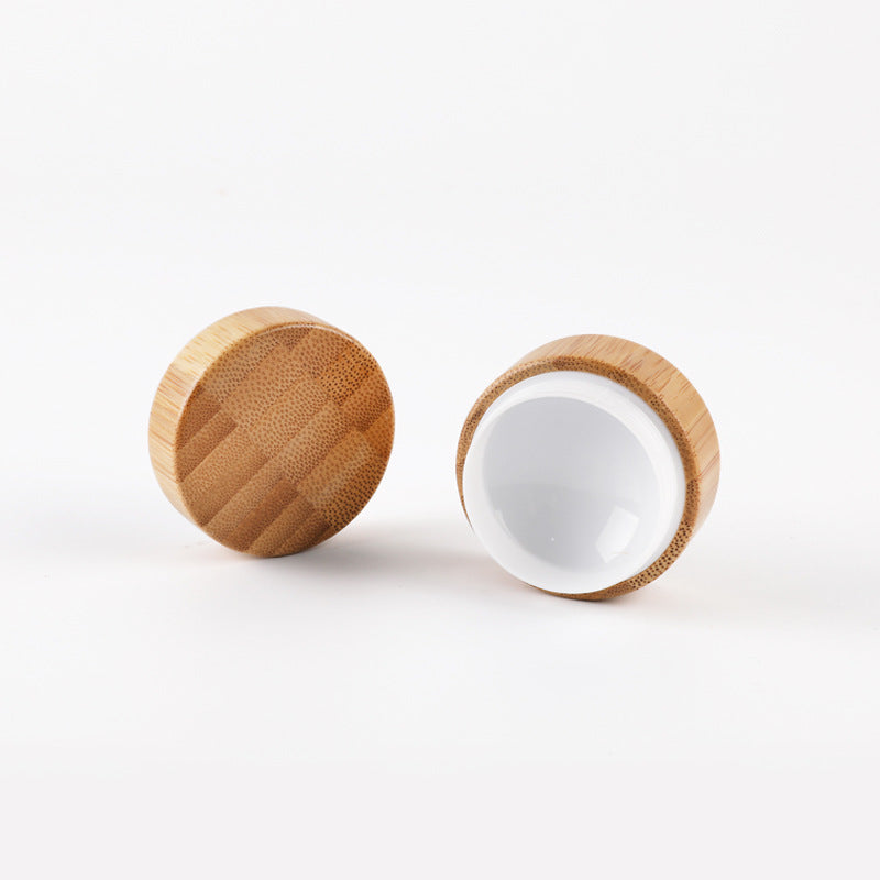 Eco-Friendly Bamboo Cream Jar for Cosmetics
