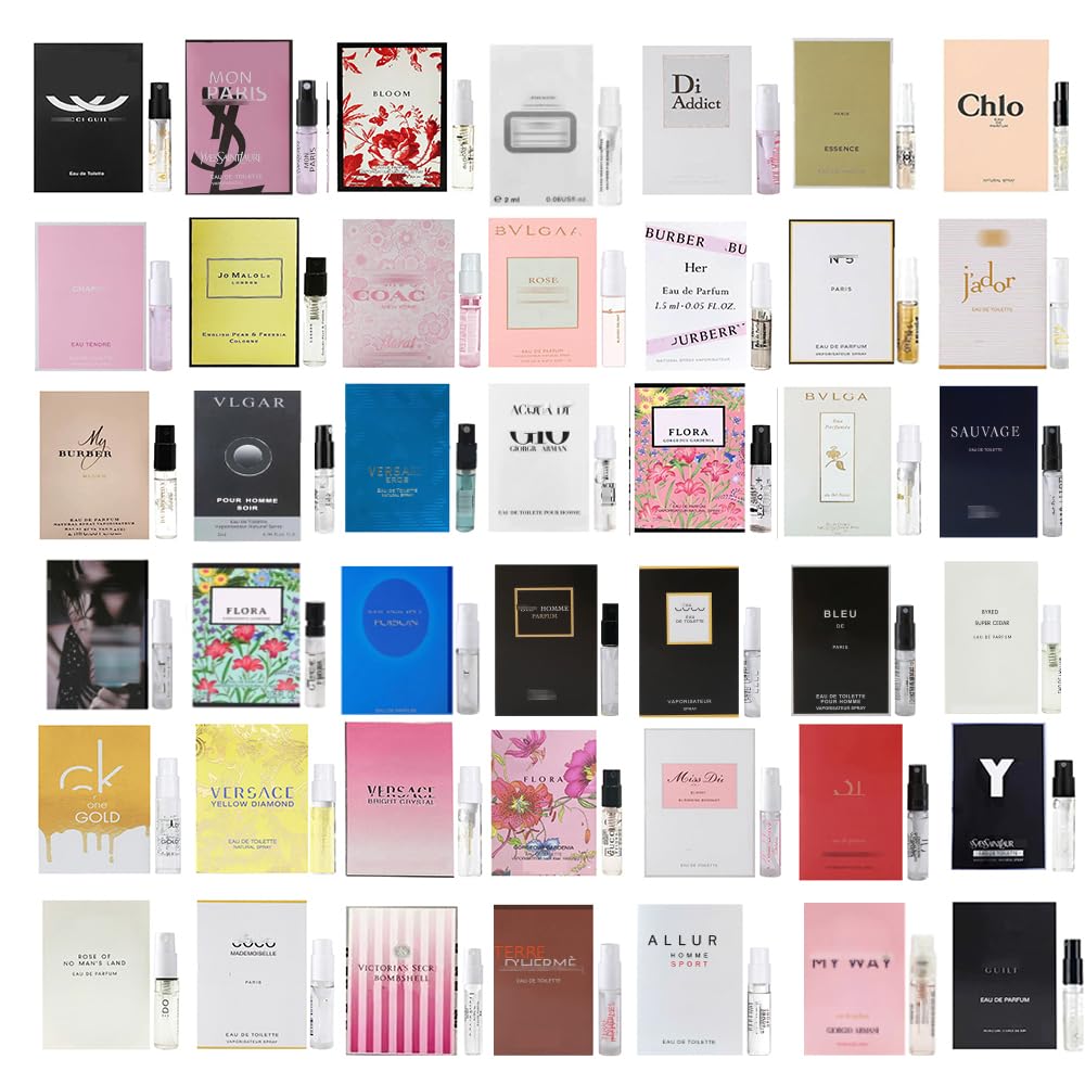 Women’s Designer Fragrance High End Popular Perfume Sampler Set (12 Random Samples)