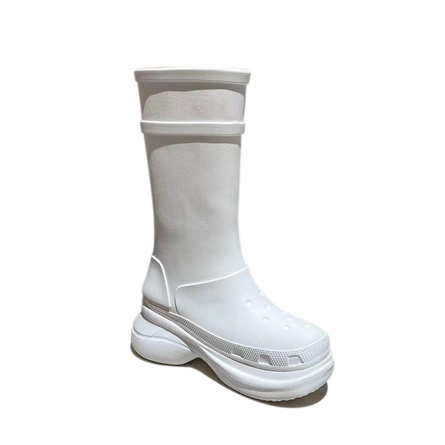 Women's Casual Waterproof Platform Rain Boots