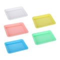5 Pcs Cat Open Top Litter Boxes Small Kitten Litter Boxes Large Rabbit Litter Pans Cat Litter Box Trays Plastic Art Trays Bunny Toilets