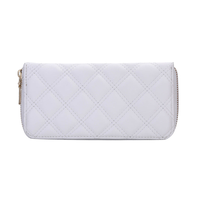 Lingge Designer Women's Long Wallet and Clutch Purse