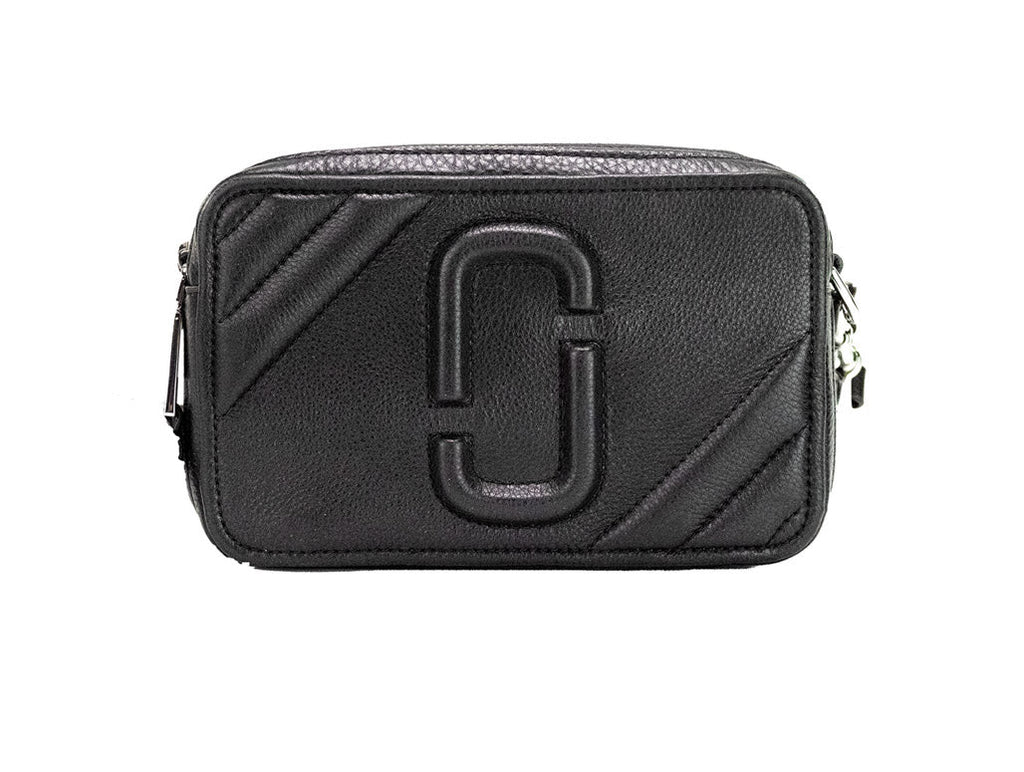 Marc Jacobs The Moto Shot 21 Black Leather Camera Bag
