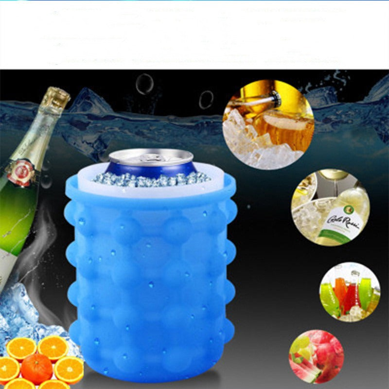 Whiskey Round Barrel 3D Champagne Ice Bucket