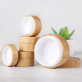 Eco-Friendly Bamboo Cream Jar for Cosmetics