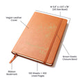Unapologetically Me Vegan Leather Journal