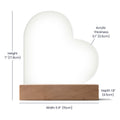 To My Beautiful Daughter – Acrylic Heart Plaque