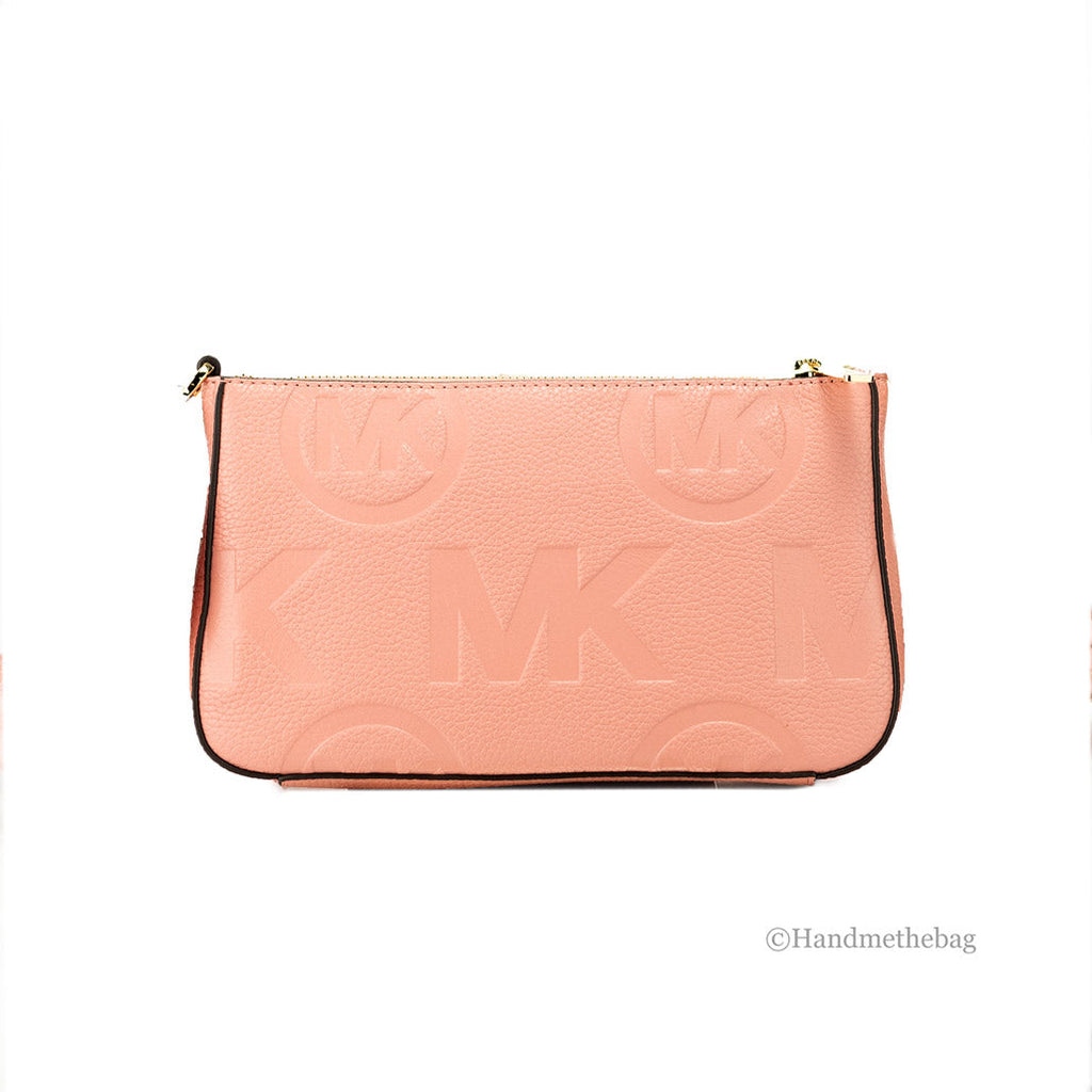 Michael Kors Embossed Leather Tech Crossbody Bag