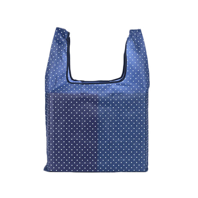 Foldable Oxford Cloth Vest Bag - Eco-Friendly Shopping Bag