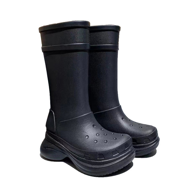 Women's Casual Waterproof Platform Rain Boots