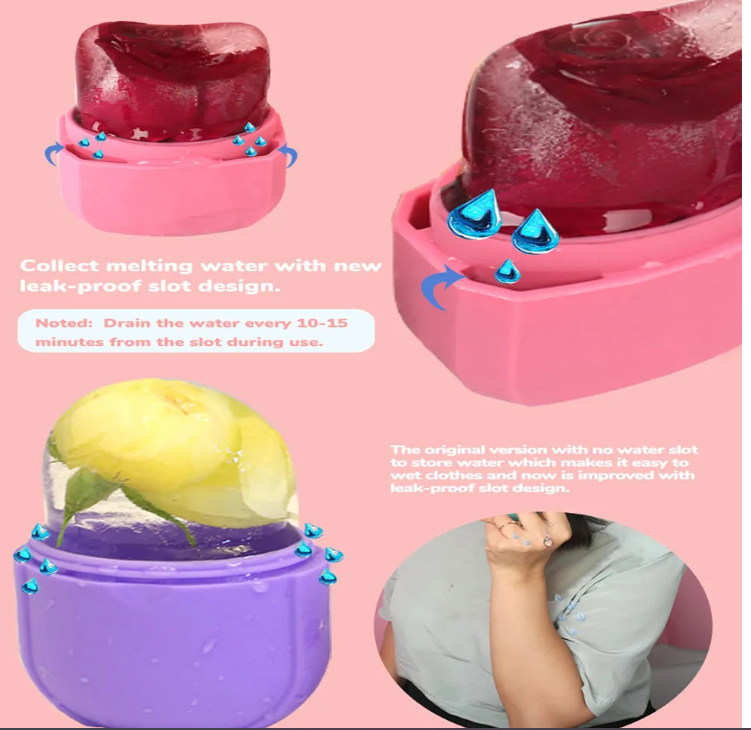 Silicone Compression Ice Tray for Cosmetics